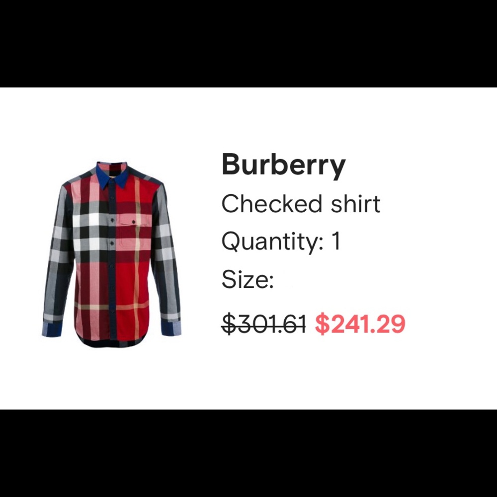 Burberry shirt